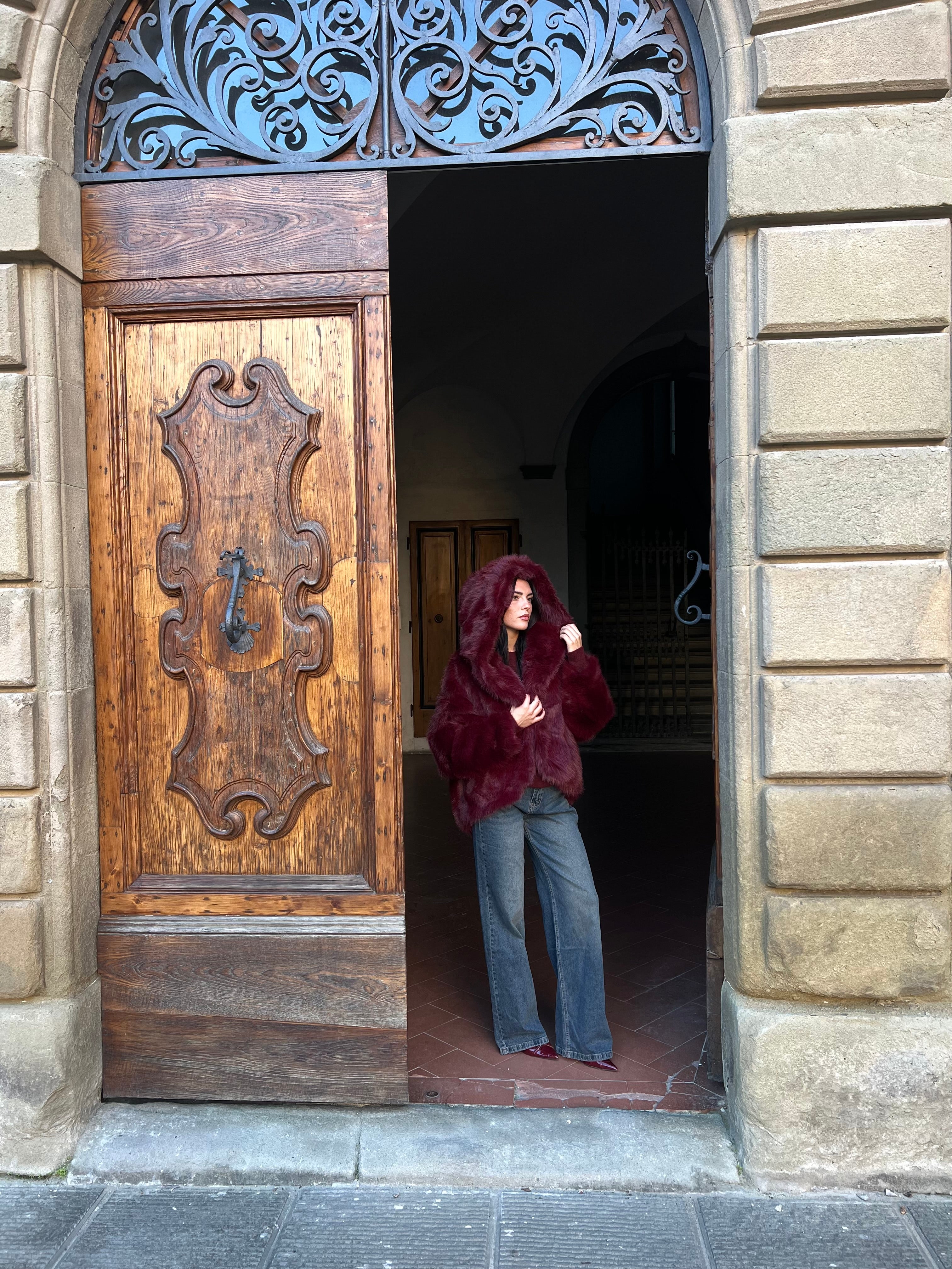 Pelliccia neve ❄️ red wine