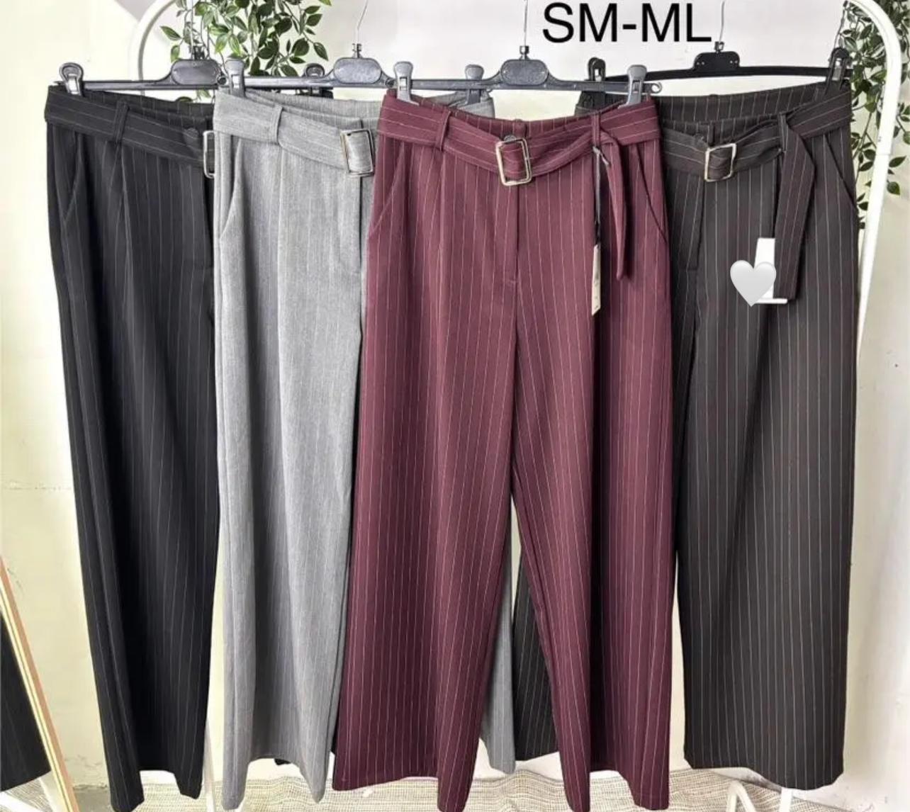 Pantalone gessato (digita nelle note il colore che vuoi acquistare)