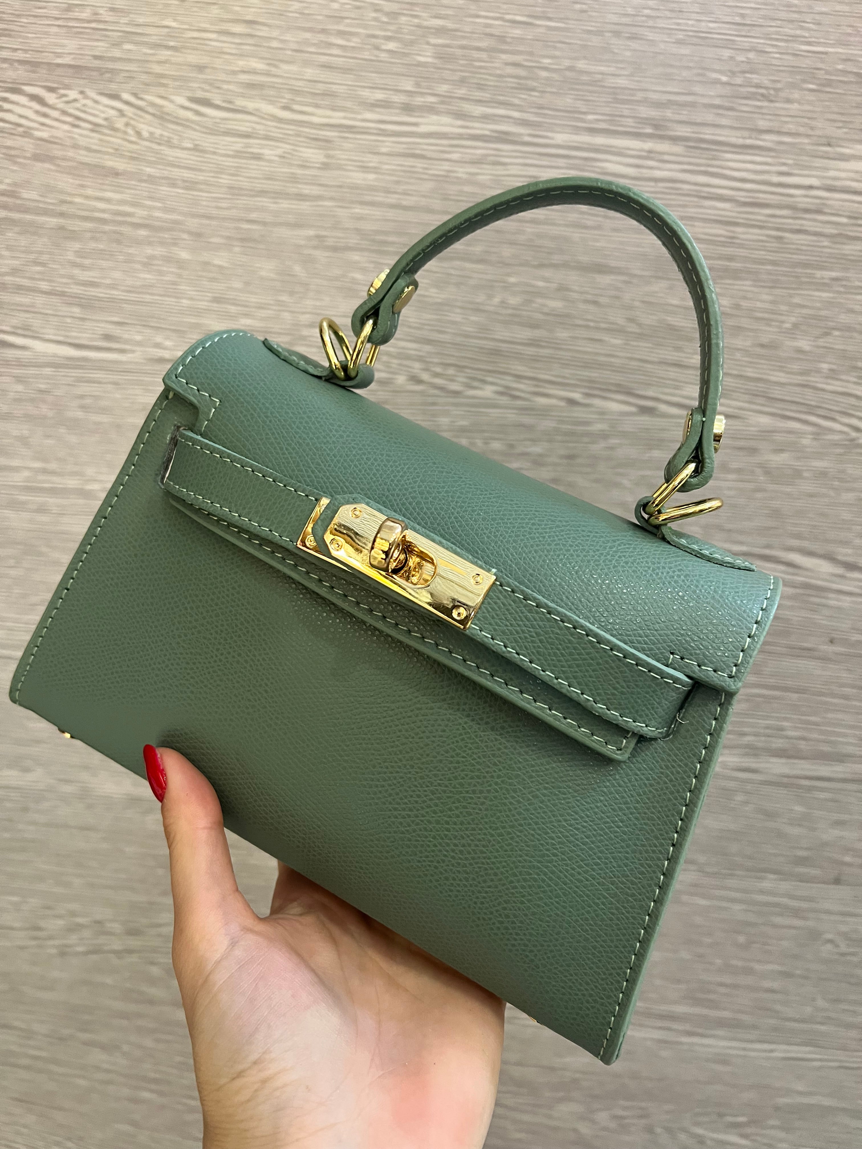 Borsa Mini kelly- pistacchio