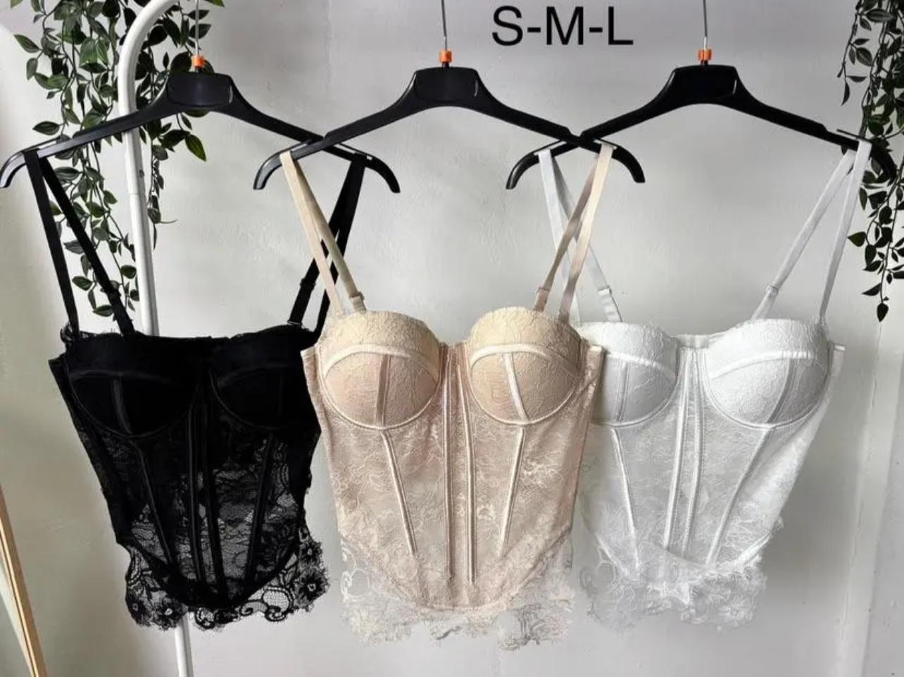 Corpetto in pizzo (digita nelle note il colore che vuoi acquistare)