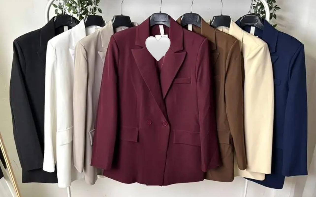Blazer doppio petto (digita nelle note il colore che vuoi acquistare)