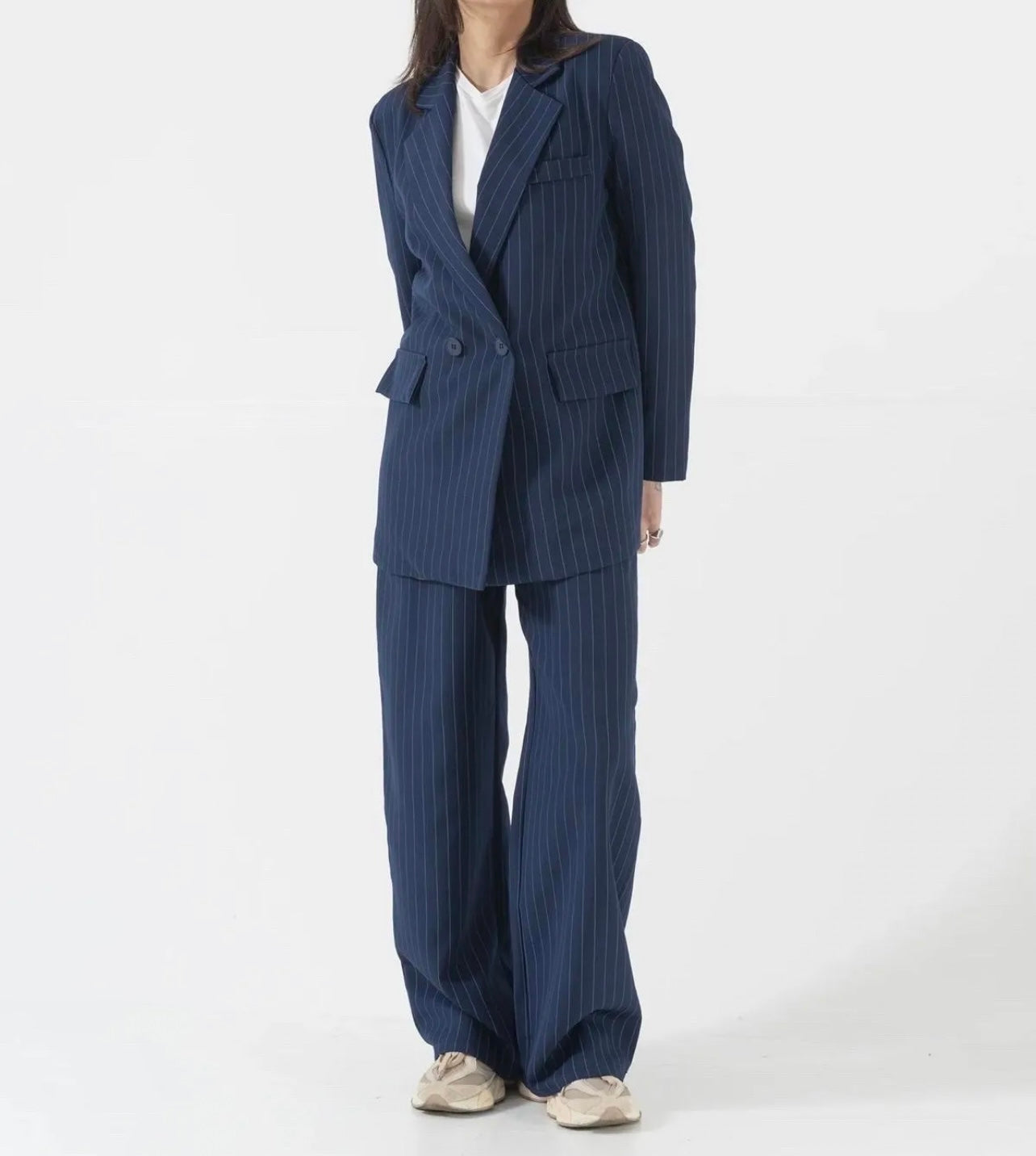 Blazer gessato (digita nelle note il colore che vuoi acquistare)