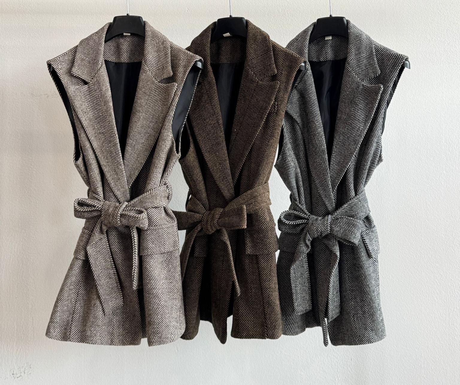 Gilet tweed (digita il colore che vuoi acquistare nelle note)