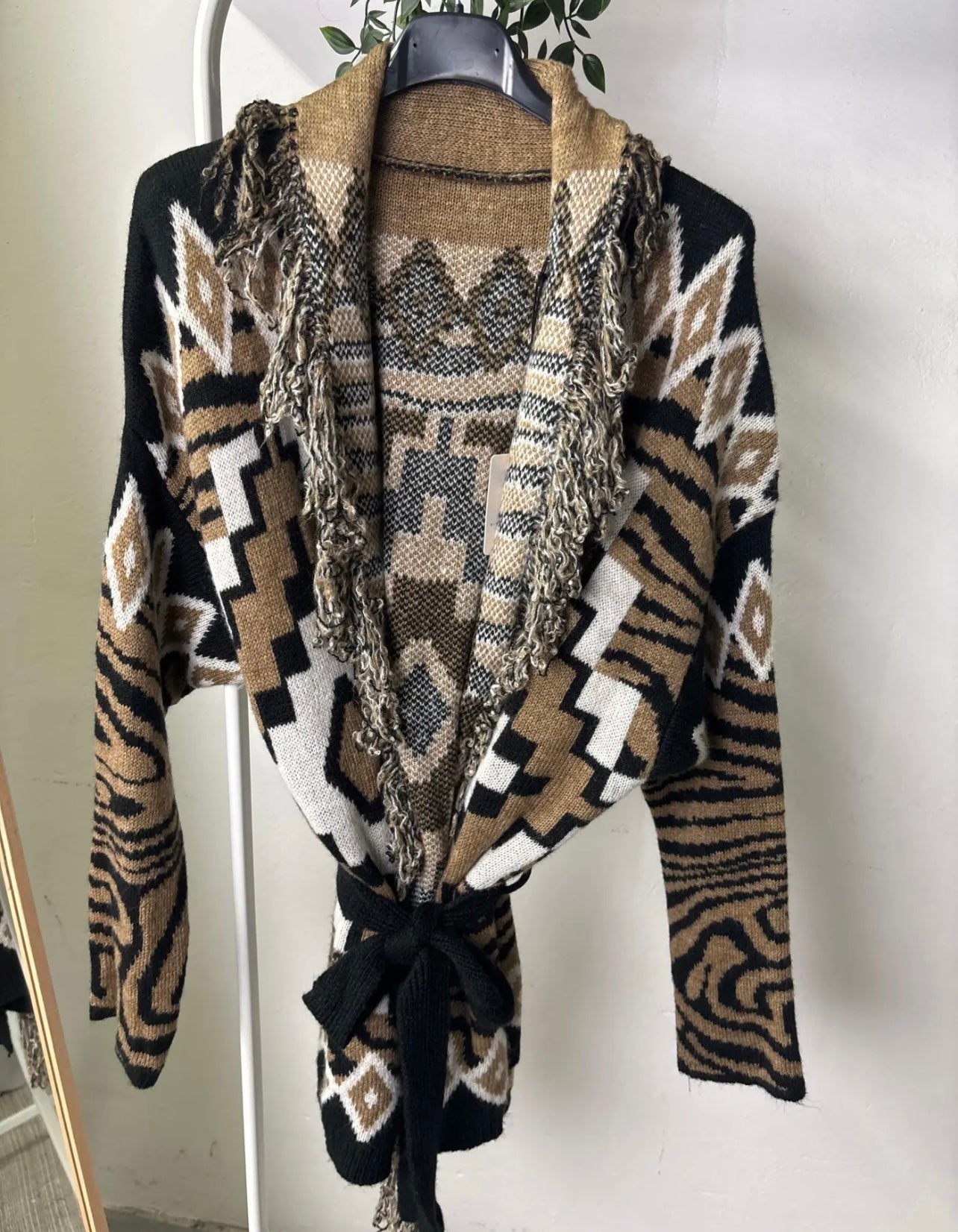 Cardigan KENDA - nero/toupe