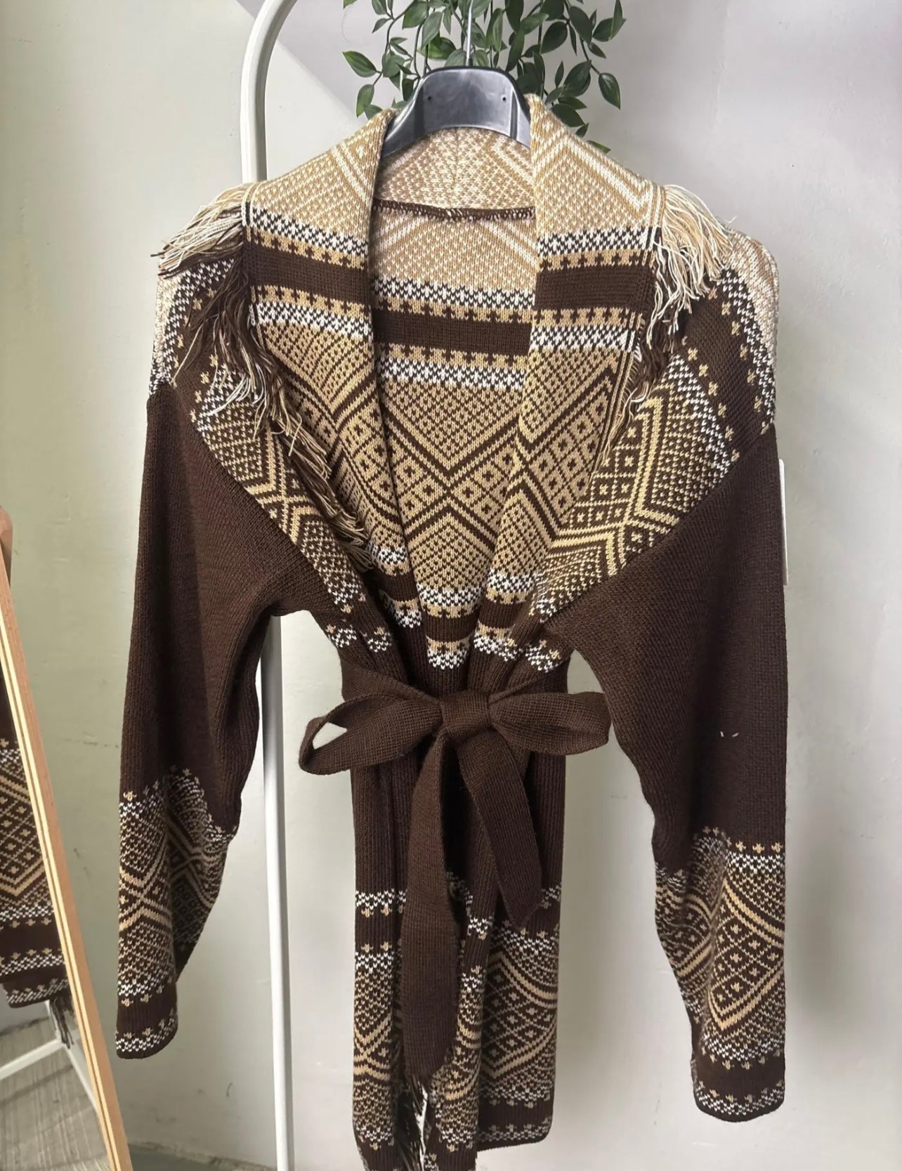 Cardigan kendall - marrone/beige