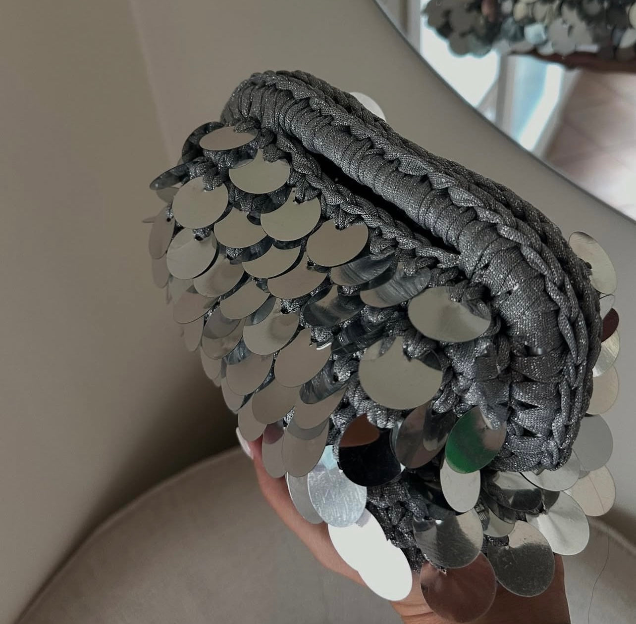 Clutch party - argento