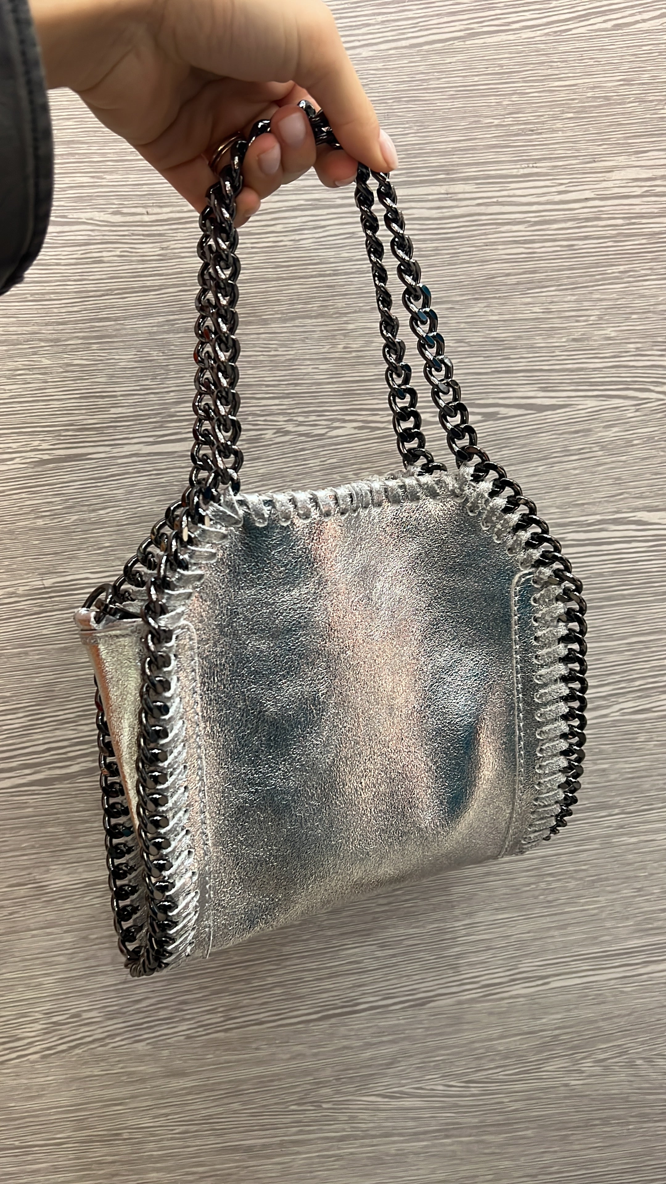 Borsa stella- argento