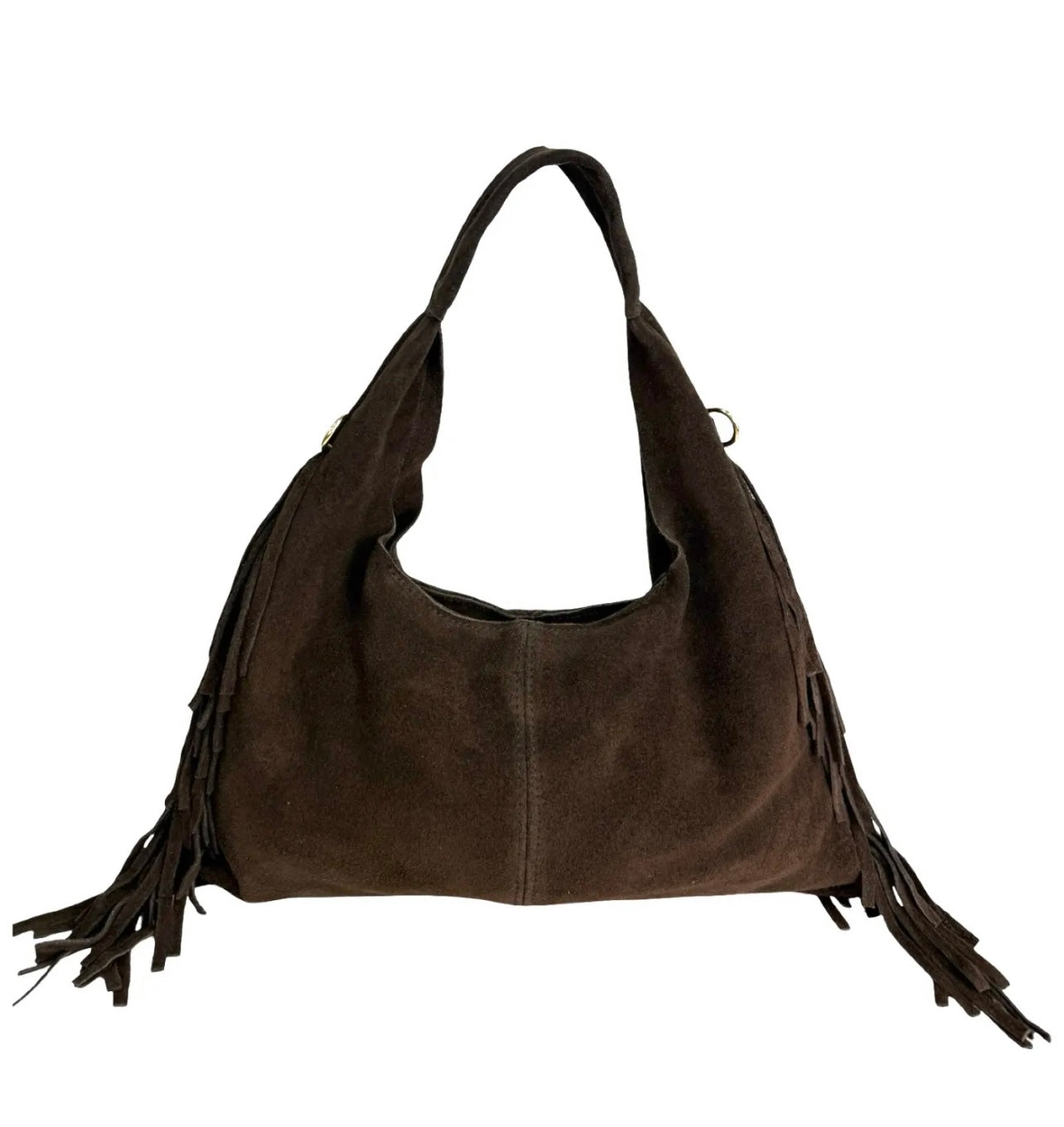 Bag moon maxi suede choco