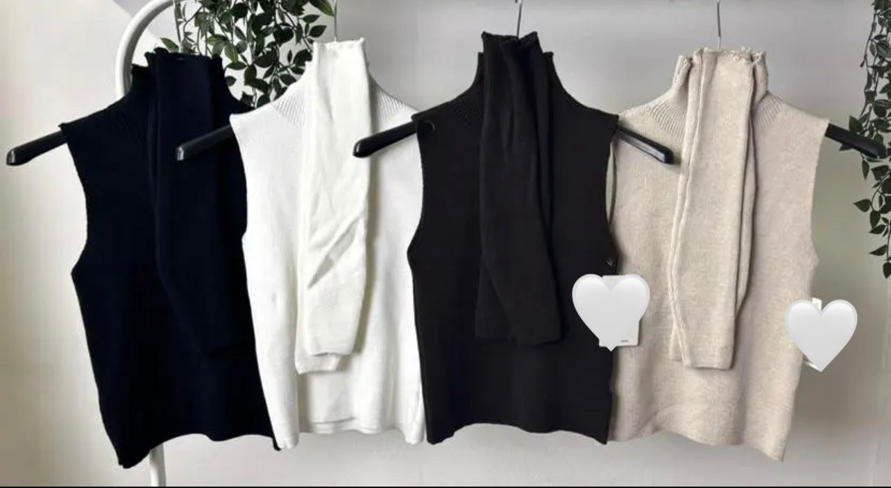 Gilet con manicotti (digita il colore che vuoi acquistare nelle note)