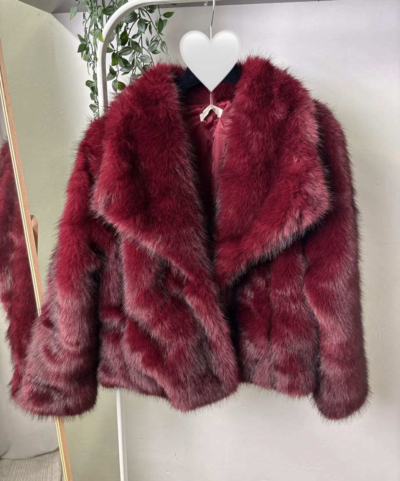 Pelliccia Courmayeur ❄️ bordeaux