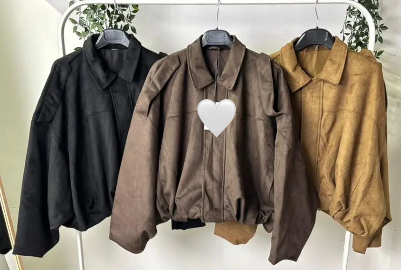 Bomber suede (digita nelle note il colore che vuoi acquistare)