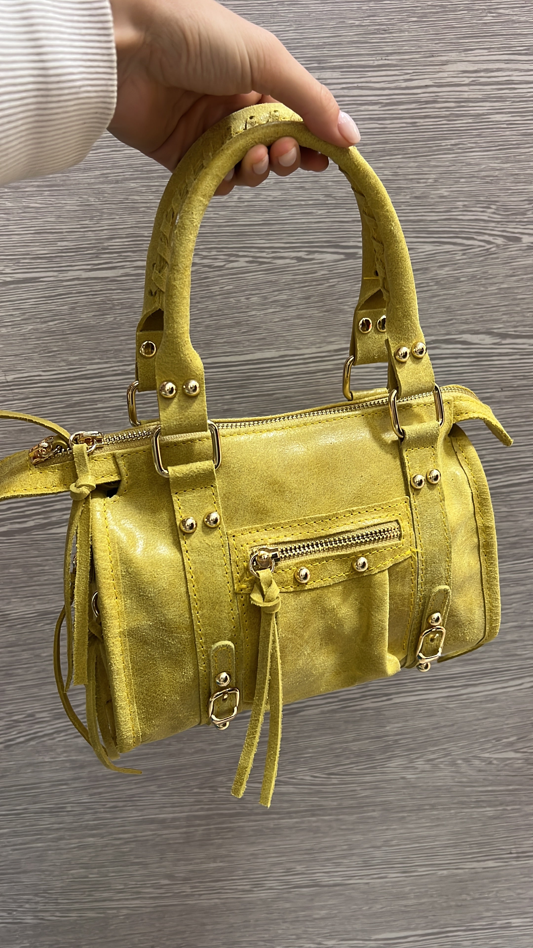 Borsa- city giallo