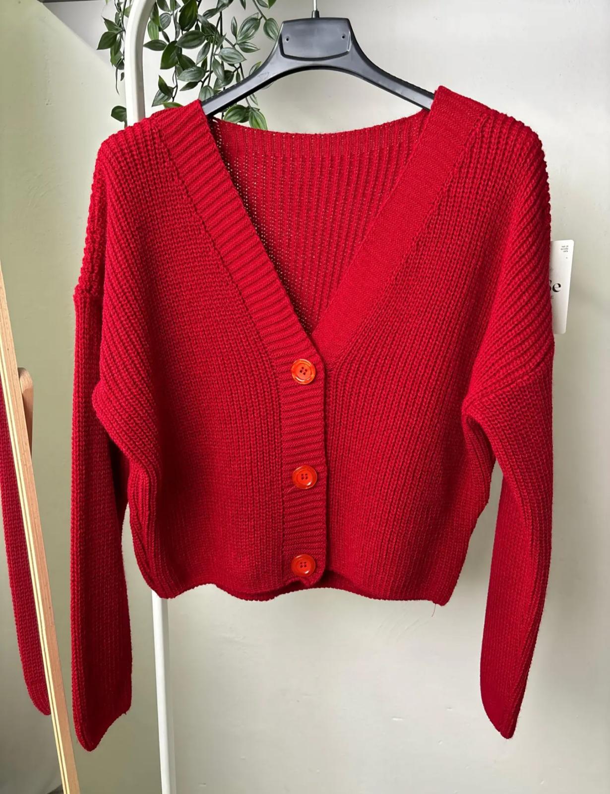 Cardigan Dixy rosso