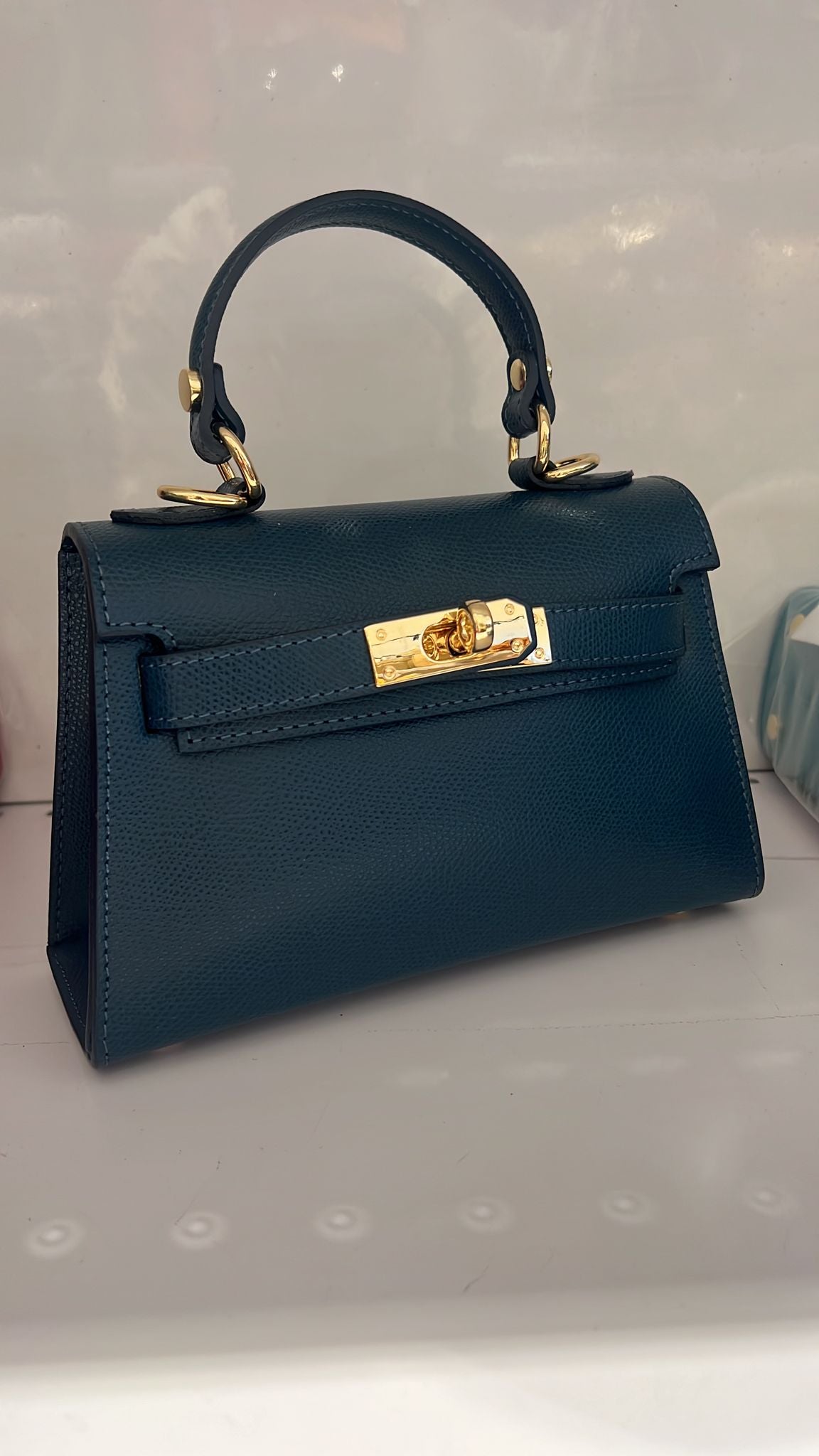 Borsa Mini kelly- petrolio