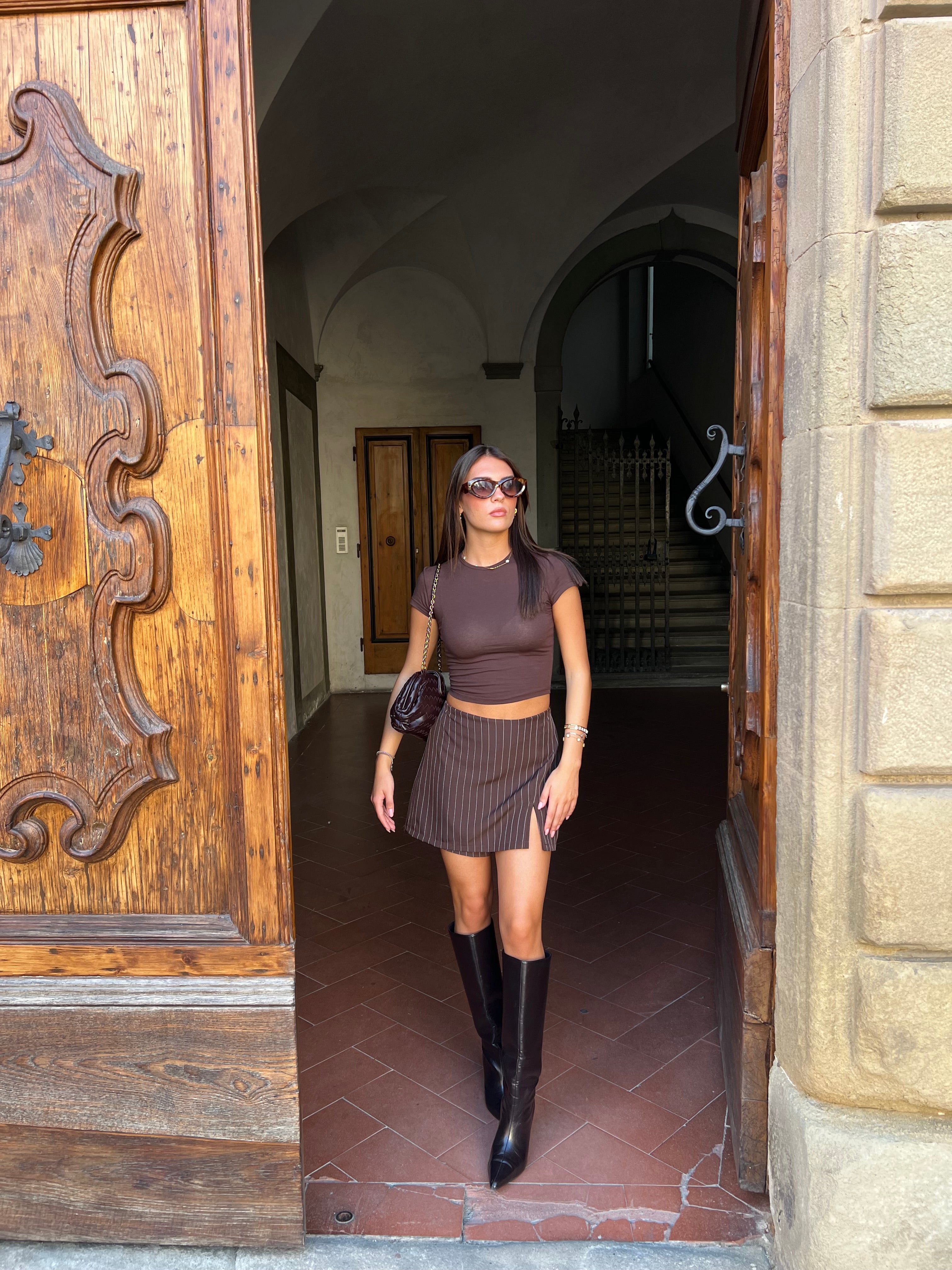 Maglia lume cioccolato