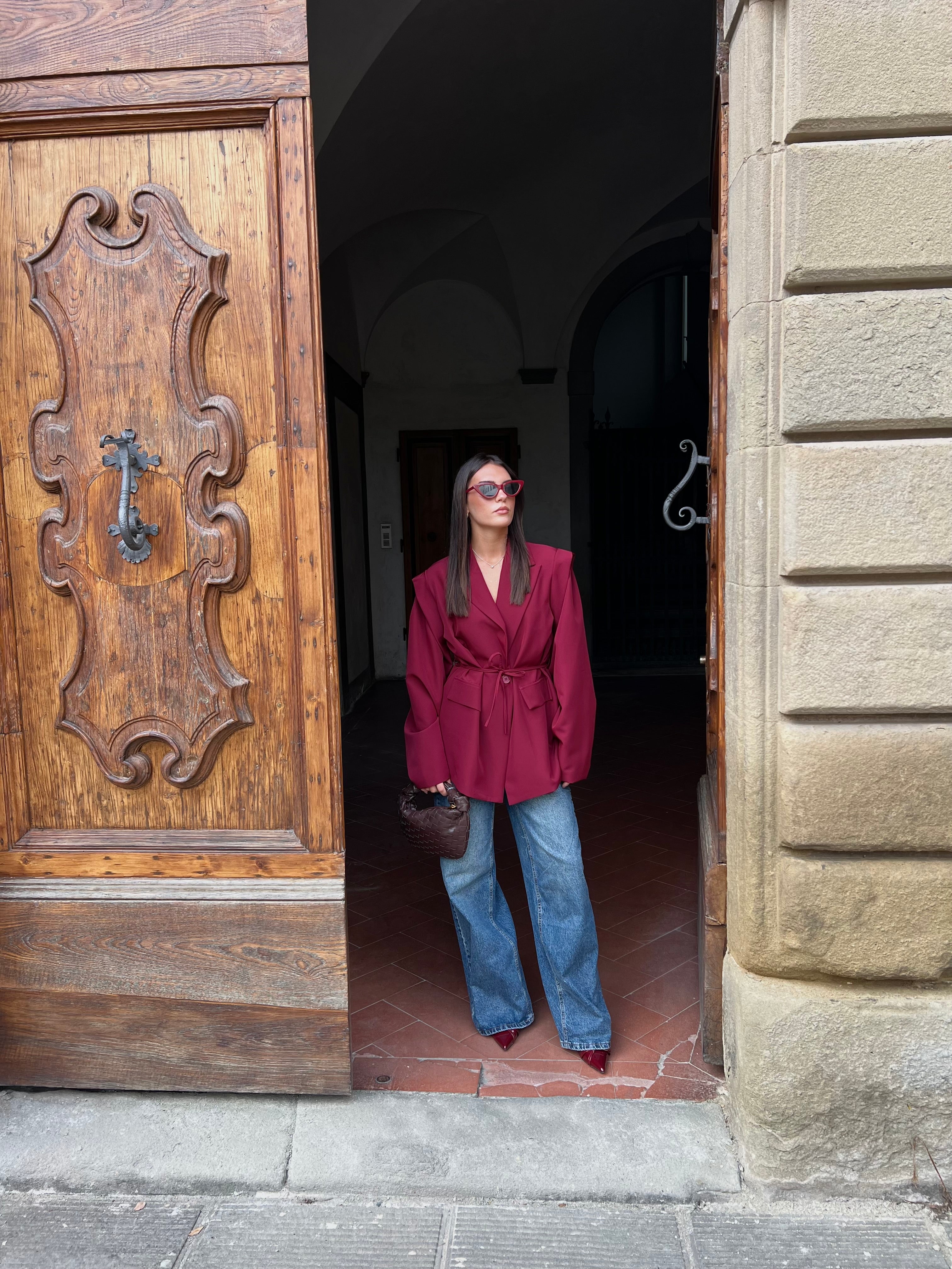 Blazer irina bordeaux￼