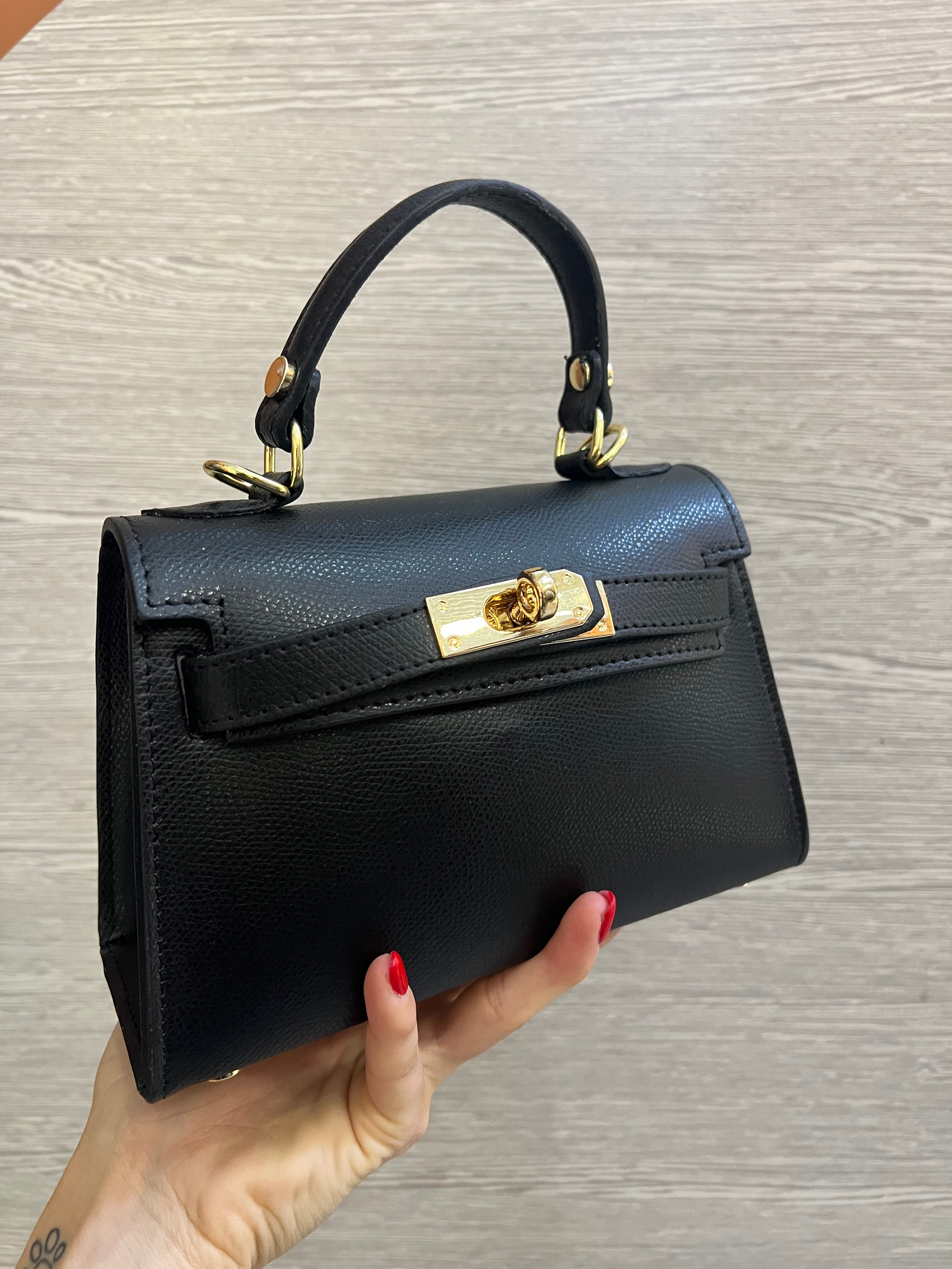 Borsa Mini kelly- black