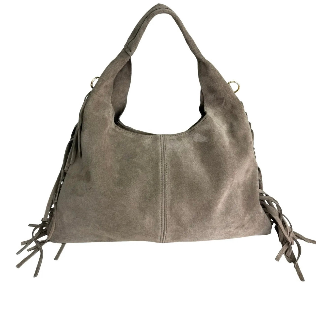 Bag moon maxi suede toupe
