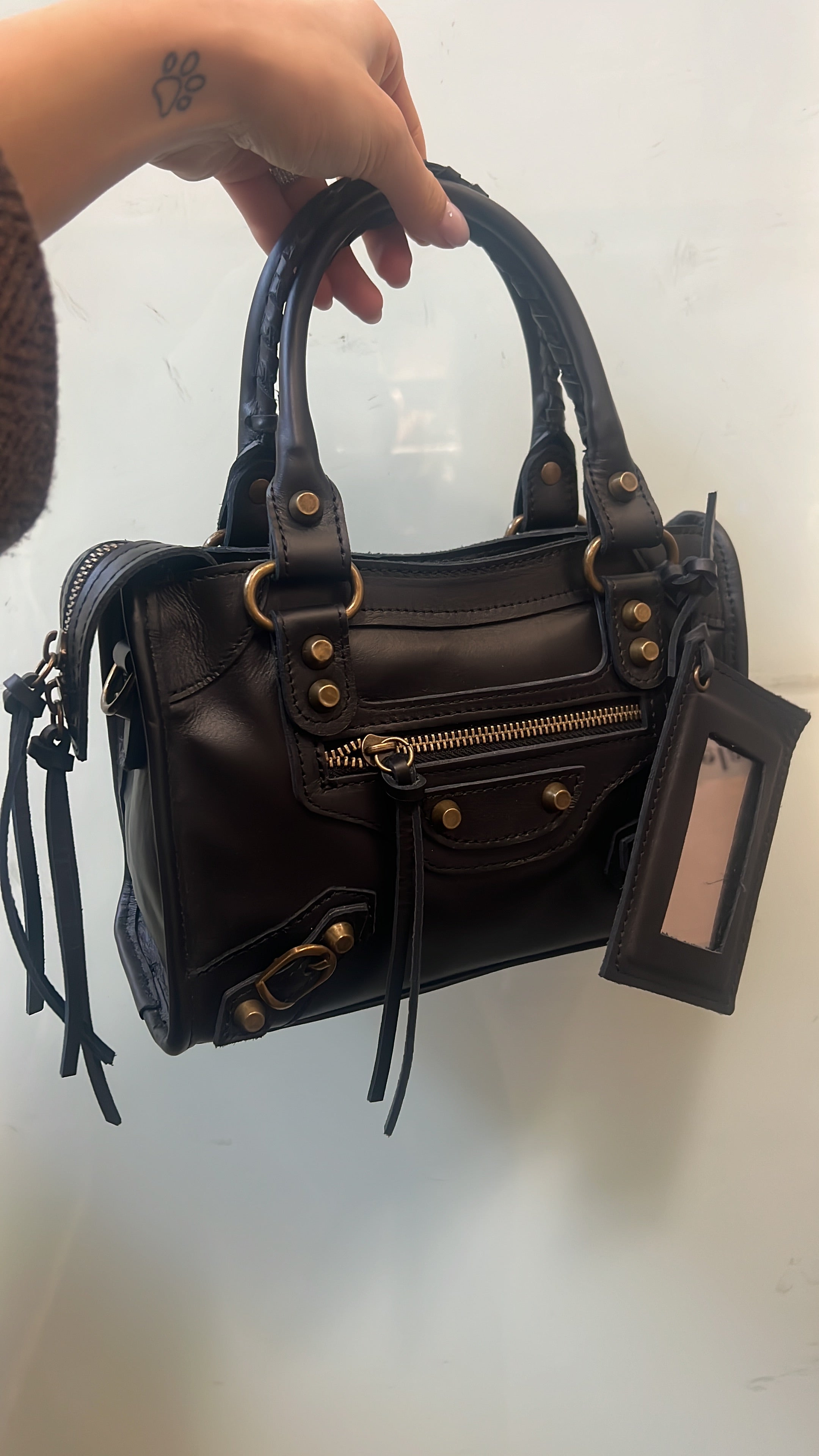 Borsa- city black opaco