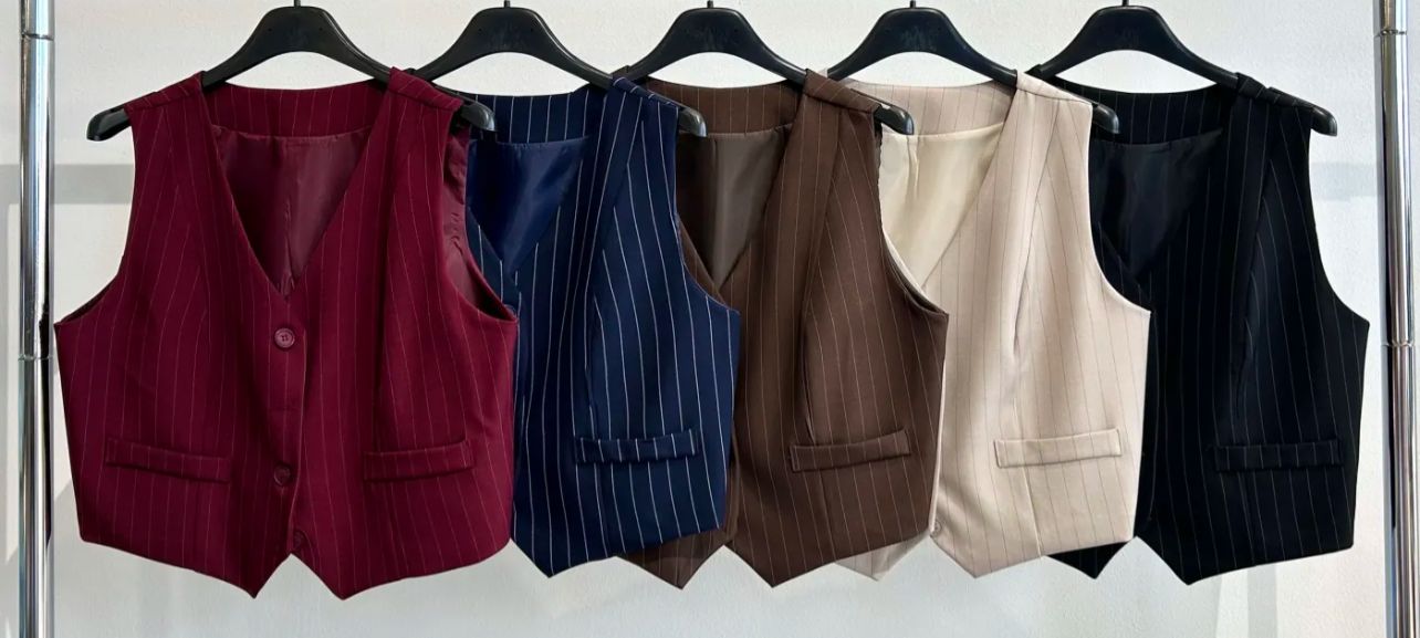 Gilet gessato