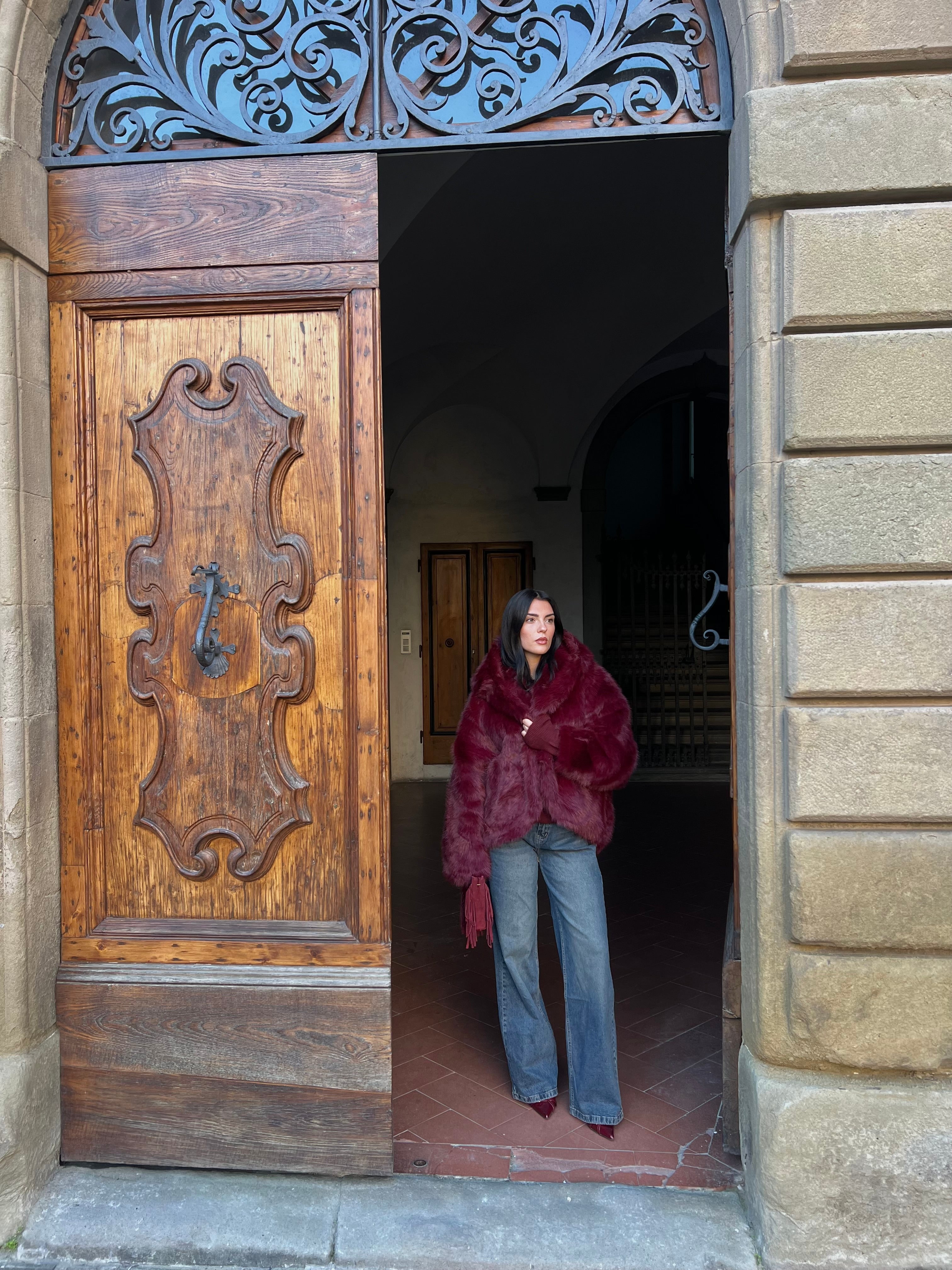 Pelliccia neve ❄️ red wine